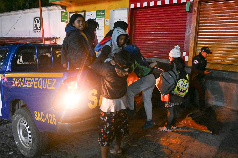 Evakuierungen nach Vulkanausbruch in Guatamala