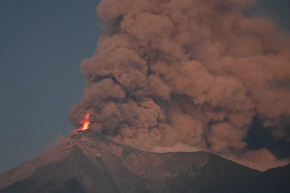 Ausbruch des Vulkans Fuego in Guatemala