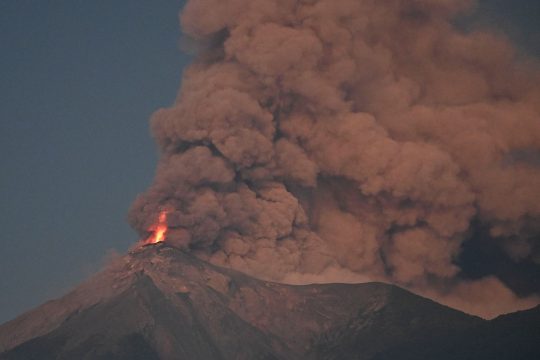 Ausbruch des Vulkans Fuego in Guatemala