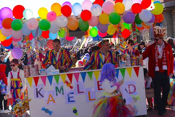 Rosenmontagszug in Büllingen