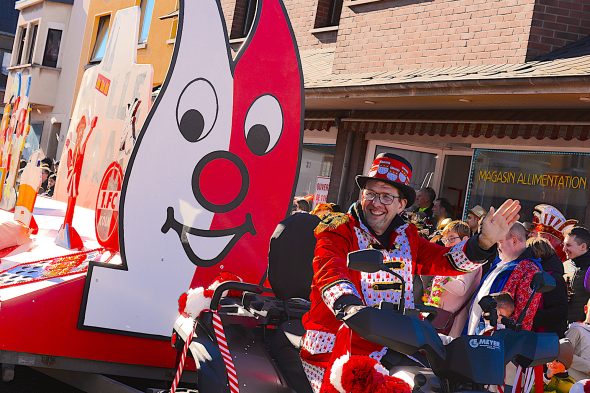 Rosenmontagszug in Büllingen