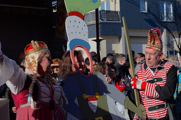 Rosenmontagszug in Büllingen