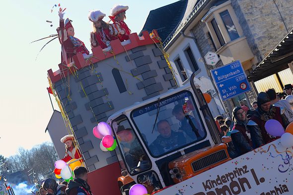 Rosenmontagszug in Büllingen