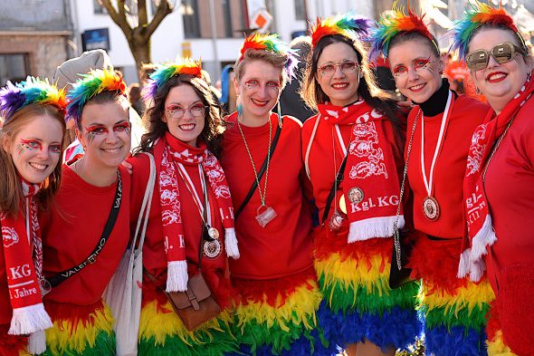 Rosenmontagszug in Büllingen