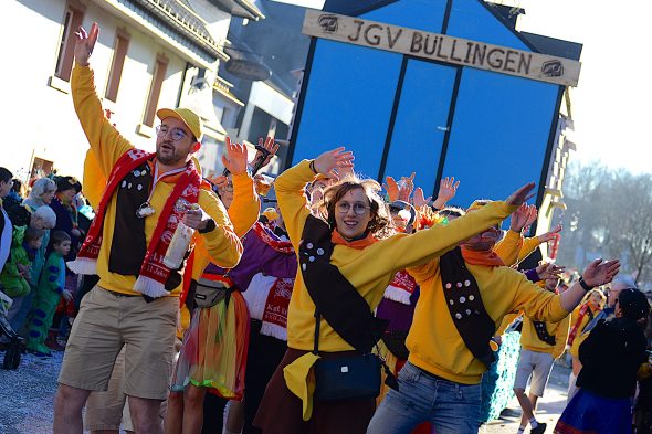 Rosenmontagszug in Büllingen