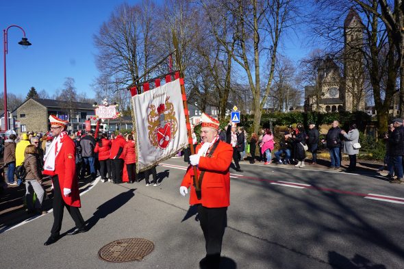 Rosenmontagszug in Bütgenbach