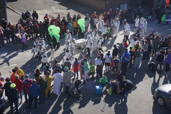 Rosenmontagszug in Bütgenbach