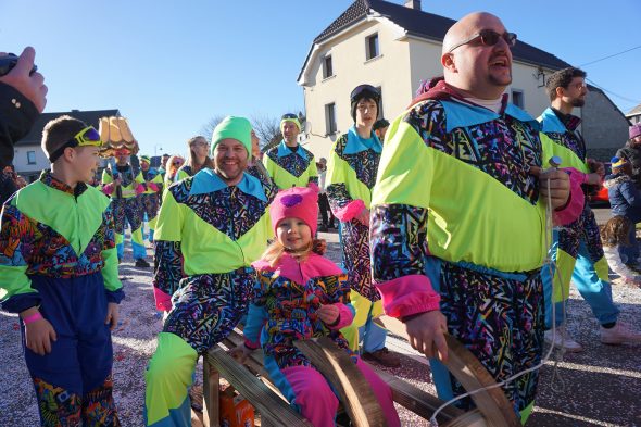 Rosenmontagszug in Bütgenbach