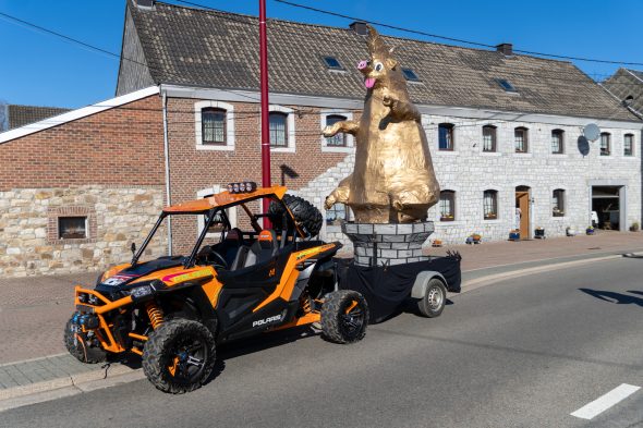 Rosenmontagszug in Kelmis