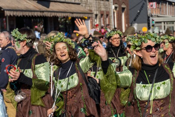 Rosenmontagszug in Kelmis