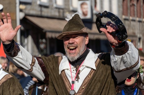 Rosenmontagszug in Kelmis