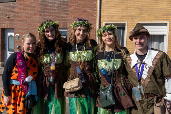 Rosenmontagszug in Kelmis