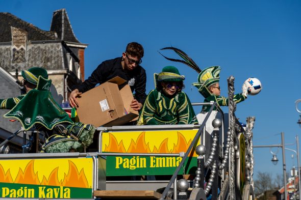 Rosenmontagszug in Kelmis