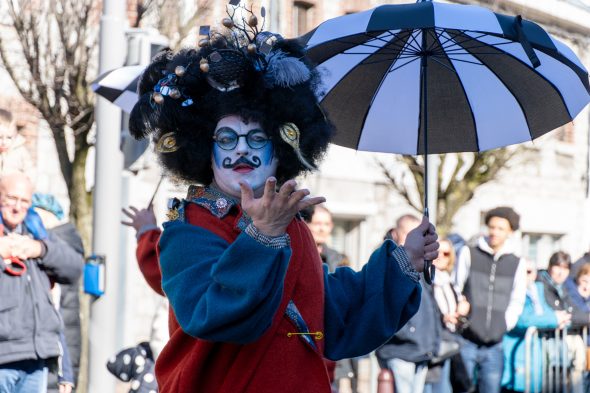 Rosenmontagszug in Kelmis