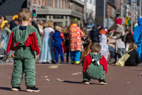 Rosenmontagszug in Kelmis