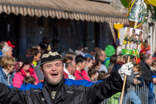 Rosenmontagszug in Kelmis