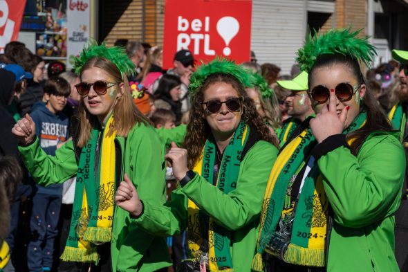 Rosenmontagszug in Kelmis