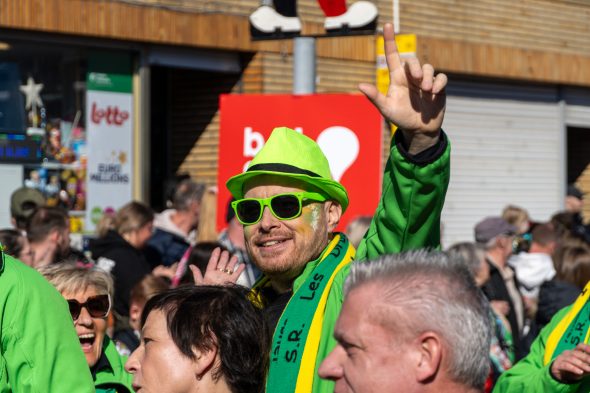 Rosenmontagszug in Kelmis