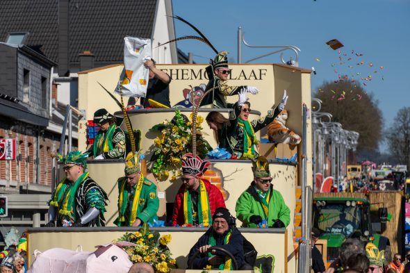 Rosenmontagszug in Kelmis