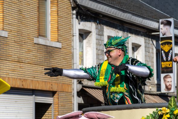 Rosenmontagszug in Kelmis