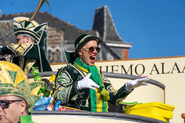 Rosenmontagszug in Kelmis