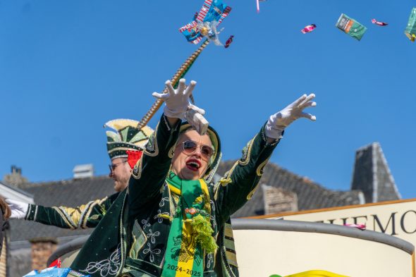 Rosenmontagszug in Kelmis