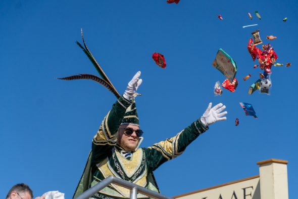 Rosenmontagszug in Kelmis