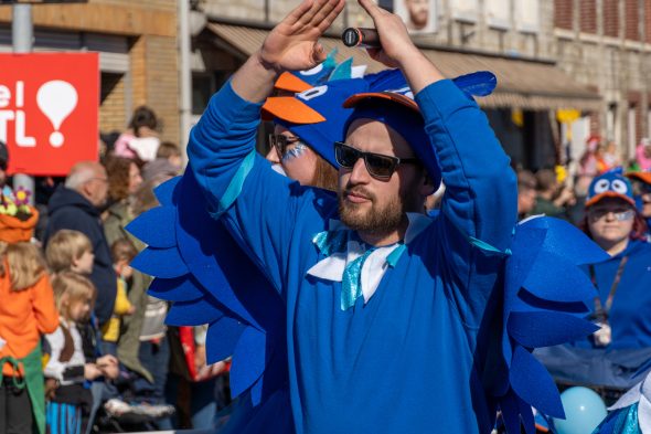 Rosenmontagszug in Kelmis