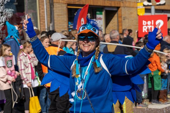 Rosenmontagszug in Kelmis