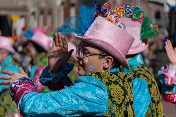 Rosenmontagszug in Kelmis