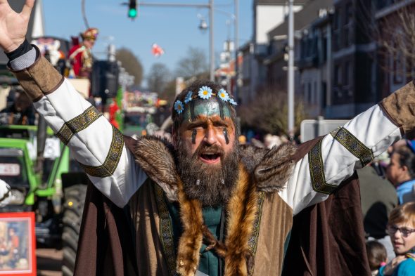 Rosenmontagszug in Kelmis