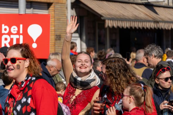 Rosenmontagszug in Kelmis