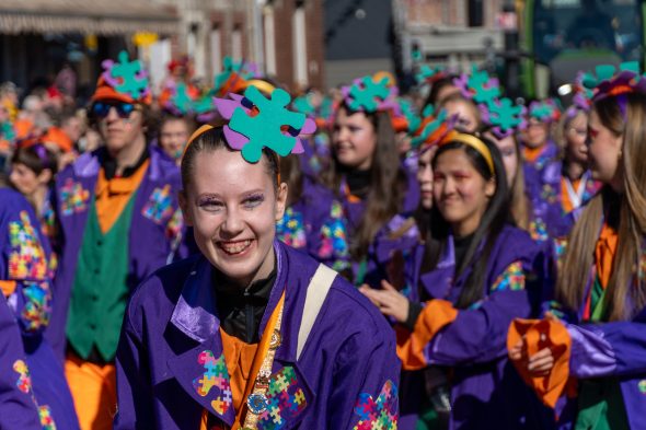 Rosenmontagszug in Kelmis