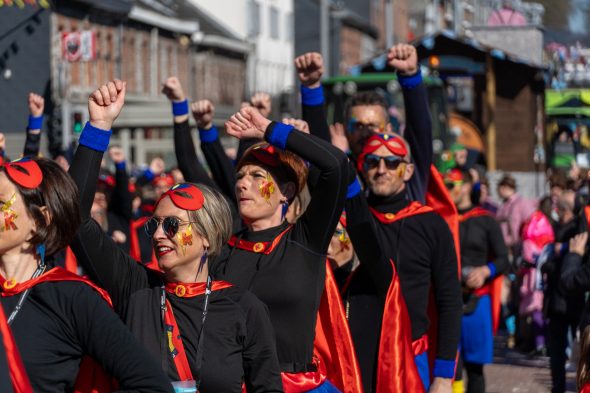 Rosenmontagszug in Kelmis