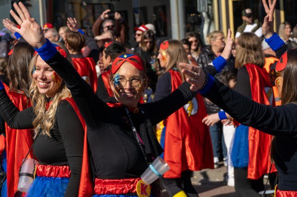 Rosenmontagszug in Kelmis