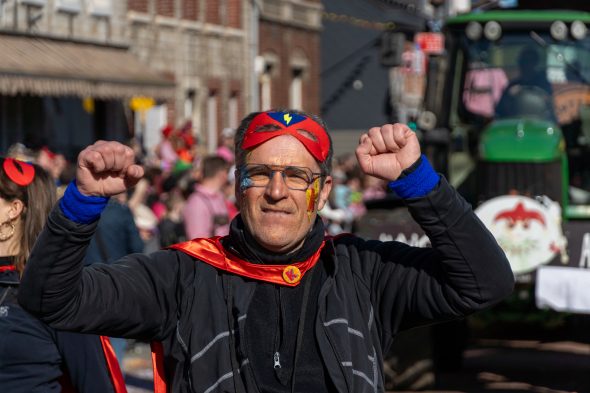 Rosenmontagszug in Kelmis