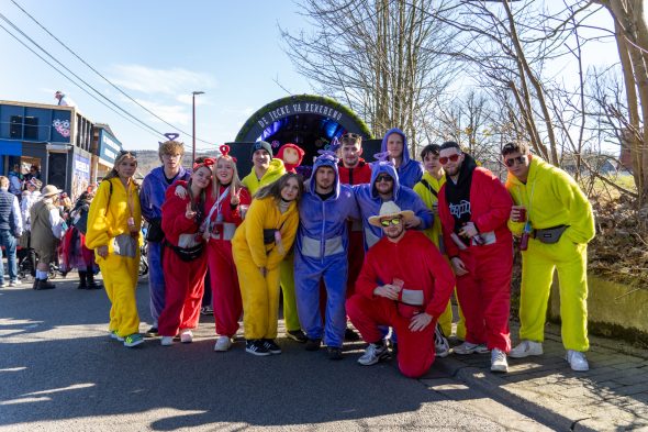 Rosenmontagszug in Kelmis