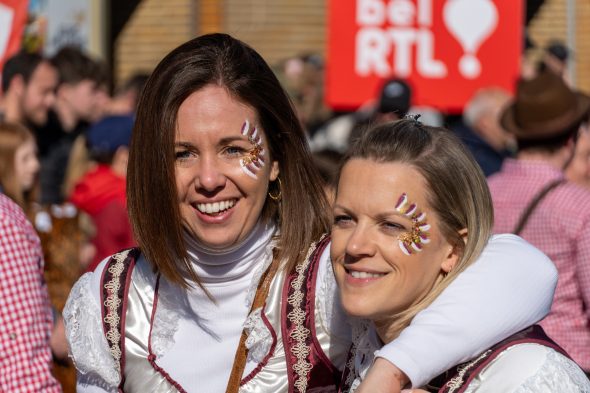 Rosenmontagszug in Kelmis