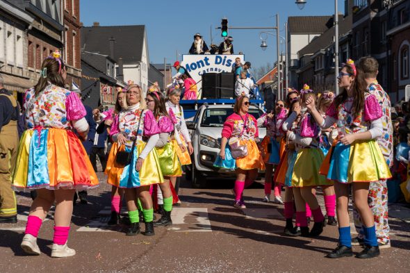 Rosenmontagszug in Kelmis