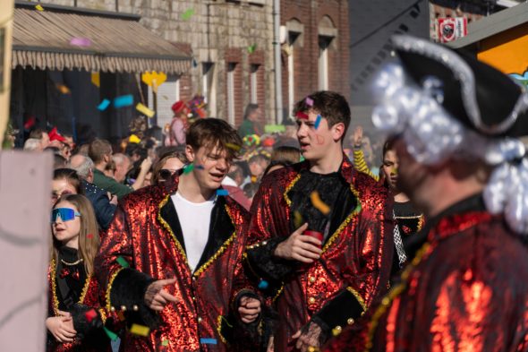 Rosenmontagszug in Kelmis