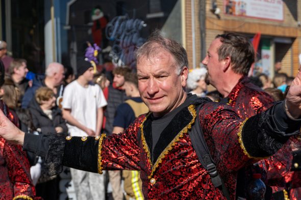 Rosenmontagszug in Kelmis