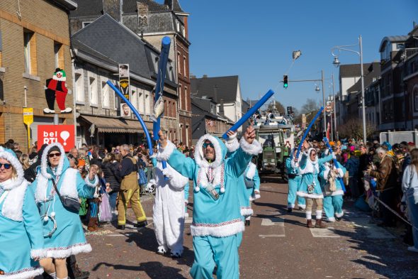 Rosenmontagszug in Kelmis