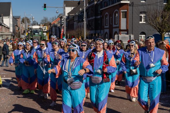 Rosenmontagszug in Kelmis