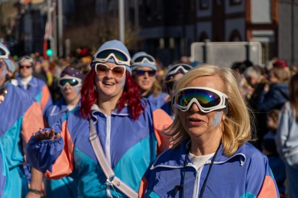 Rosenmontagszug in Kelmis