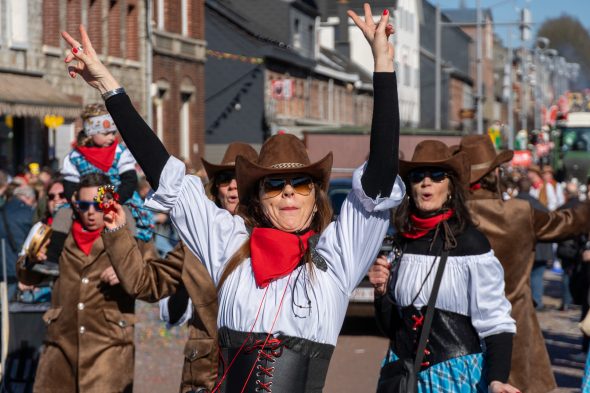 Rosenmontagszug in Kelmis