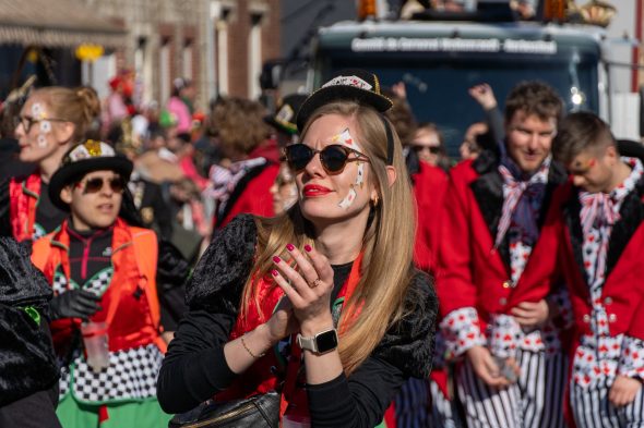 Rosenmontagszug in Kelmis