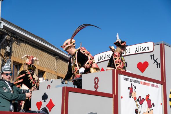 Rosenmontagszug in Kelmis