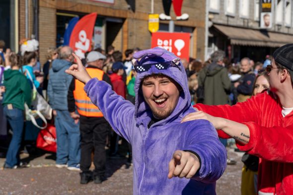 Rosenmontagszug in Kelmis