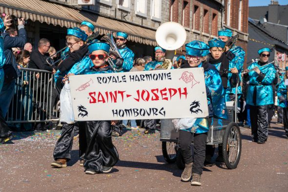 Rosenmontagszug in Kelmis