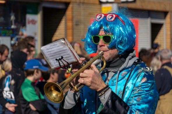 Rosenmontagszug in Kelmis